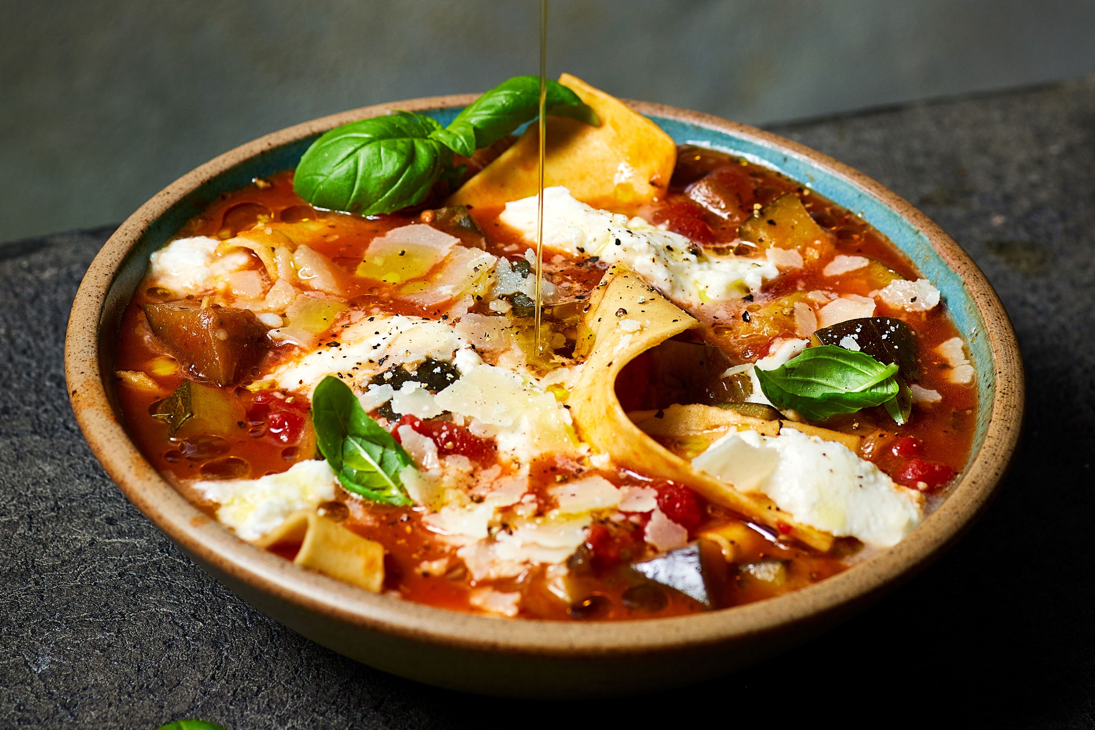 Ratatouille lasagne soup Ratatouille lasagne soup