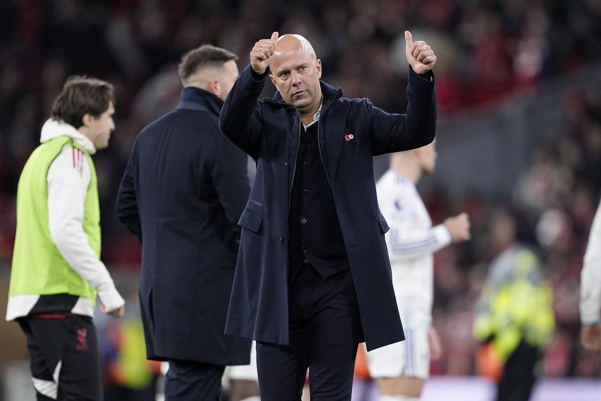 Arne Slot knows the challenges of the next two games (PA)