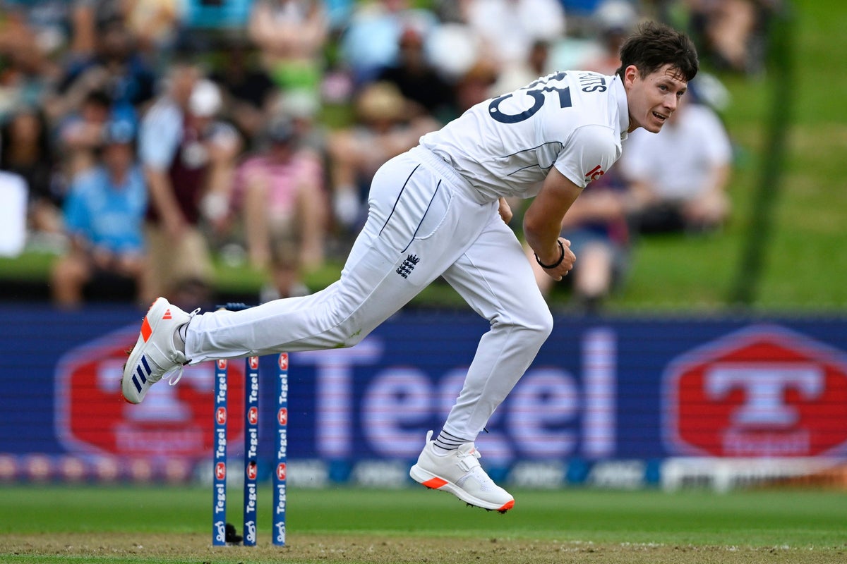 England’s Matthew Potts (AP)