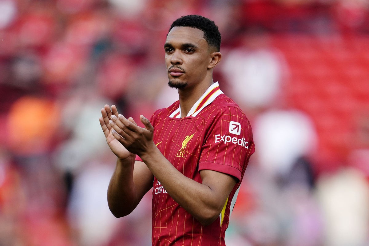 Former Liverpool defender Trent Alexander-Arnold may receive a hostile reception on his first return to Anfield (PA)
