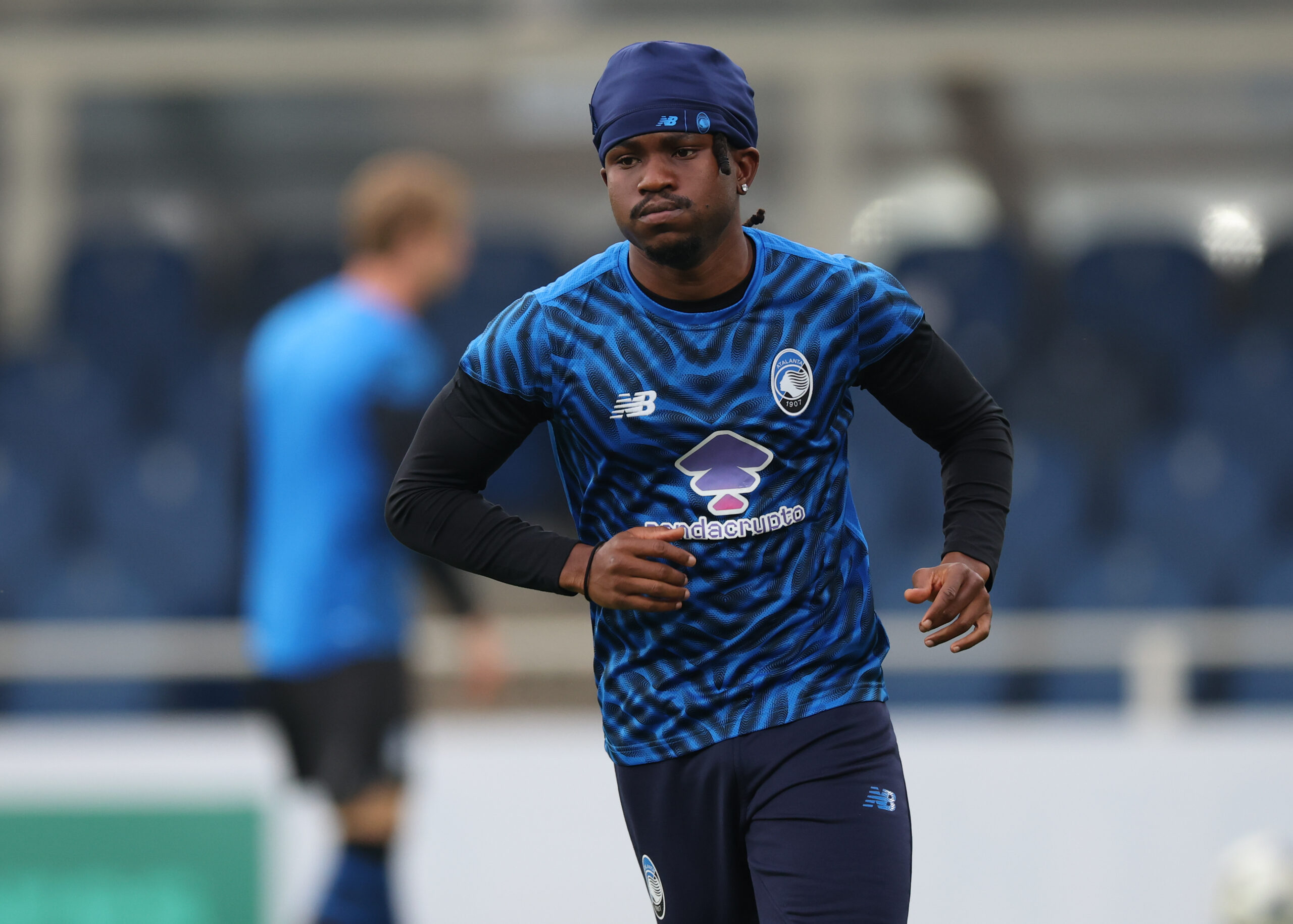 Ademola Lookman in fierce altercation with his own manager following substitution in Champions League game