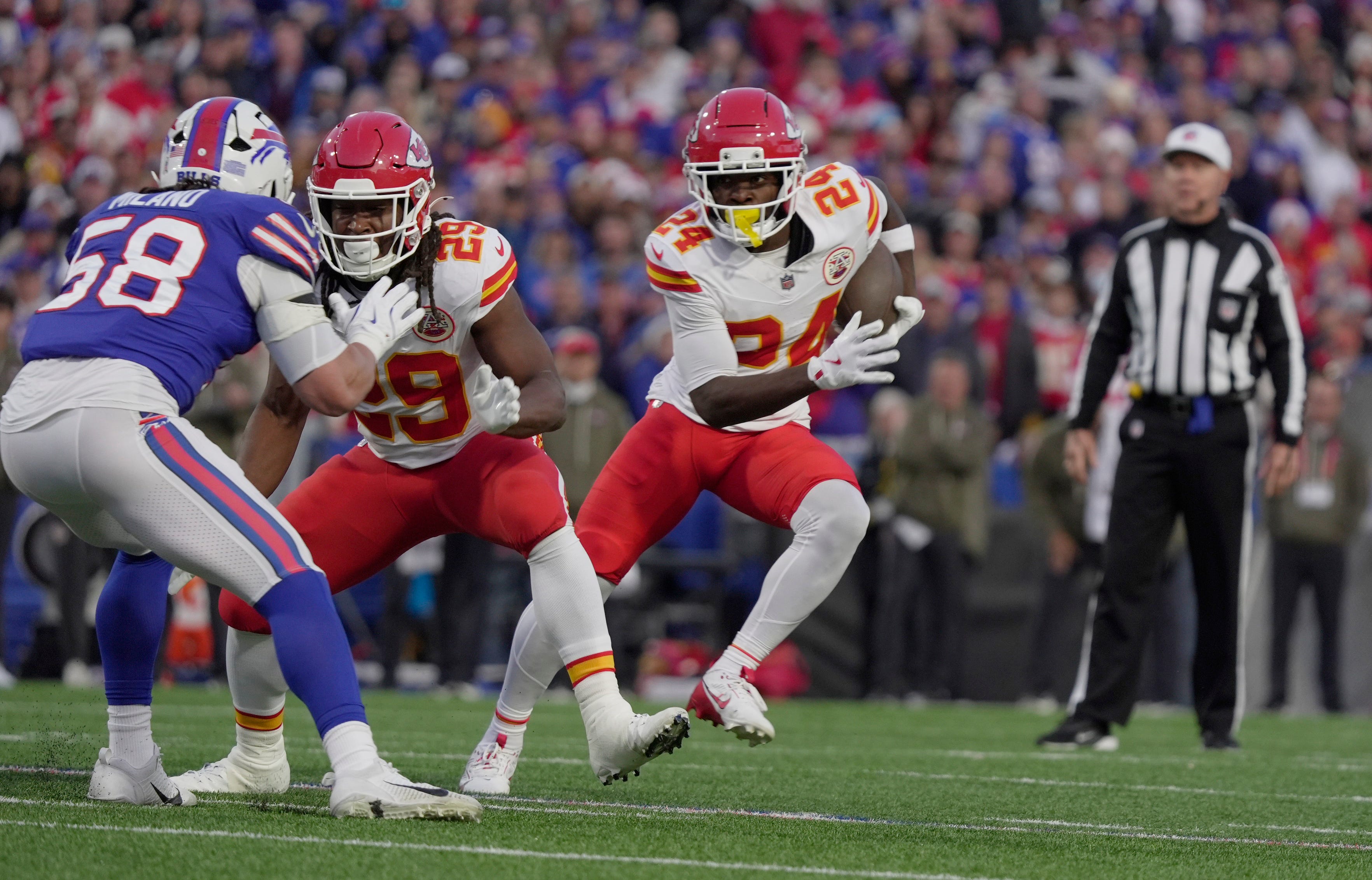 One of the interesting things the Bills did against Kansas City was taking Matt Milano off the field when they went to their dime package.