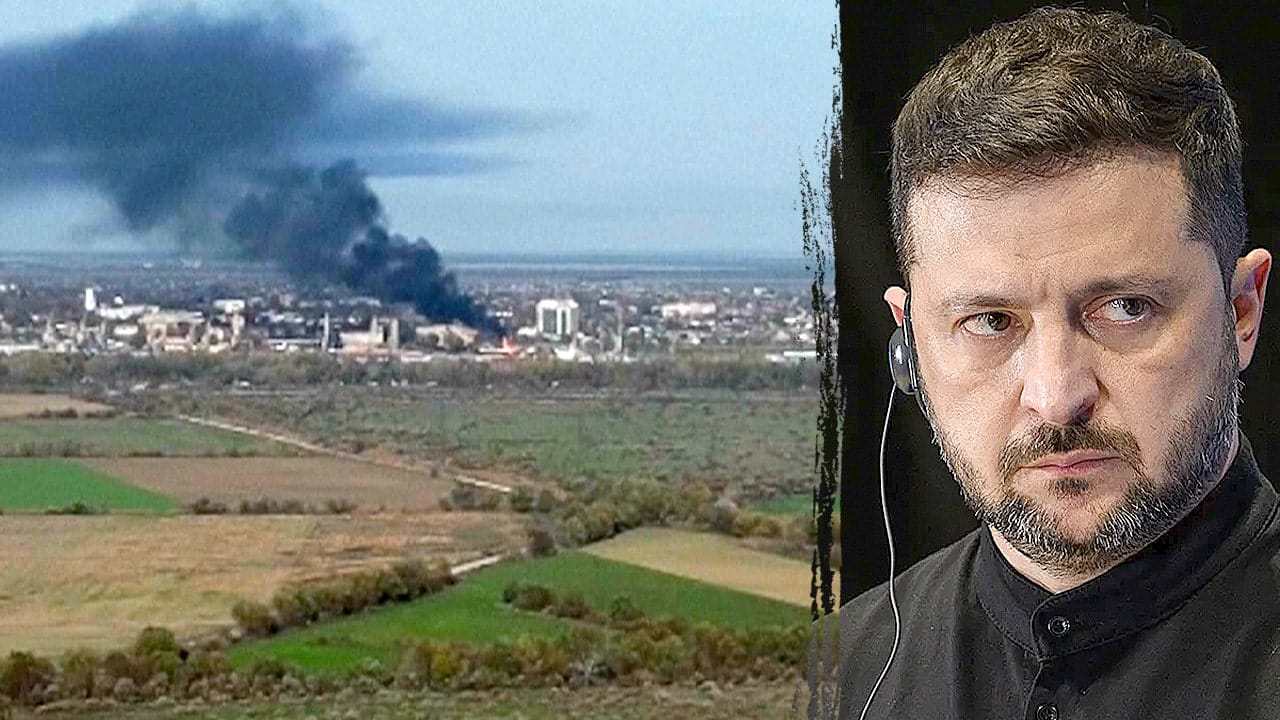 RUSSIAN DRONE ATTACK SETS NATO BORDER ABLAZE: TANKER FIRE FORCES MASS EVACUATIONS