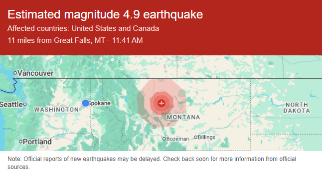 Magnitude 4.2 Earthquake Shakes Montana