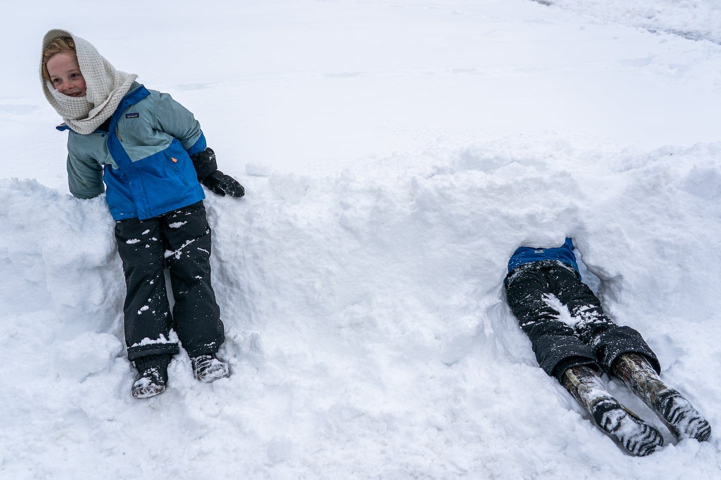 Parents Grapple with Second Day of School Closures as Snow Piles High