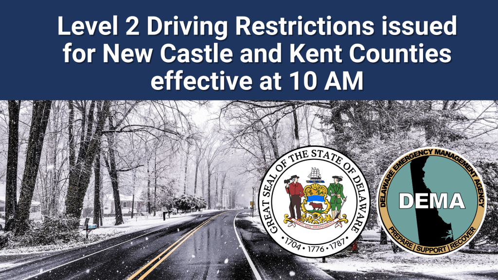 Delaware Braces for Blizzard: Governor Imposes Driving Curbs