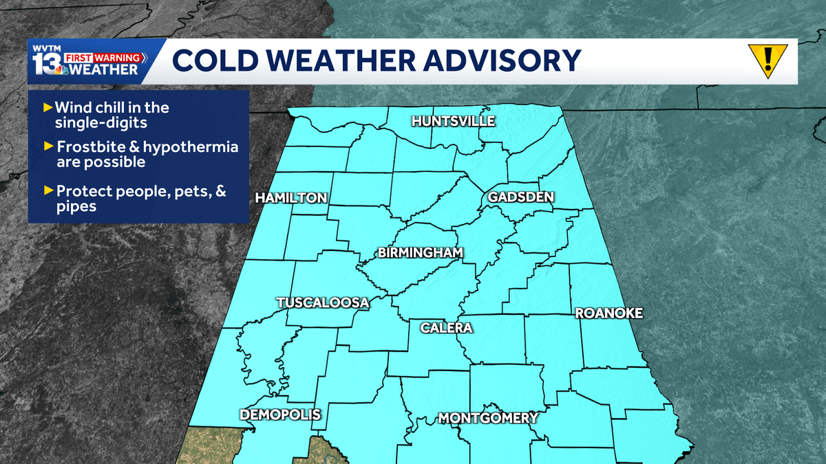 Alabama Faces Week of Intense Cold, Winter Weather