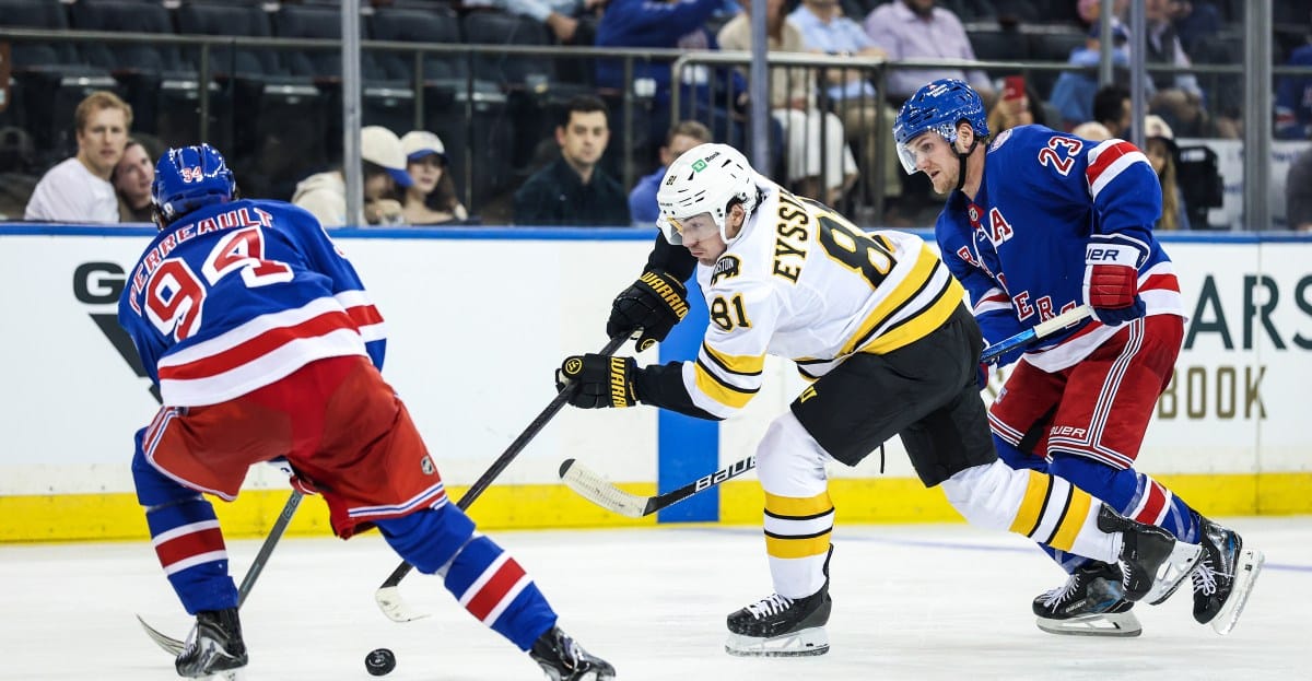 Bruins Face Rangers in Contrasting Trends Matchup