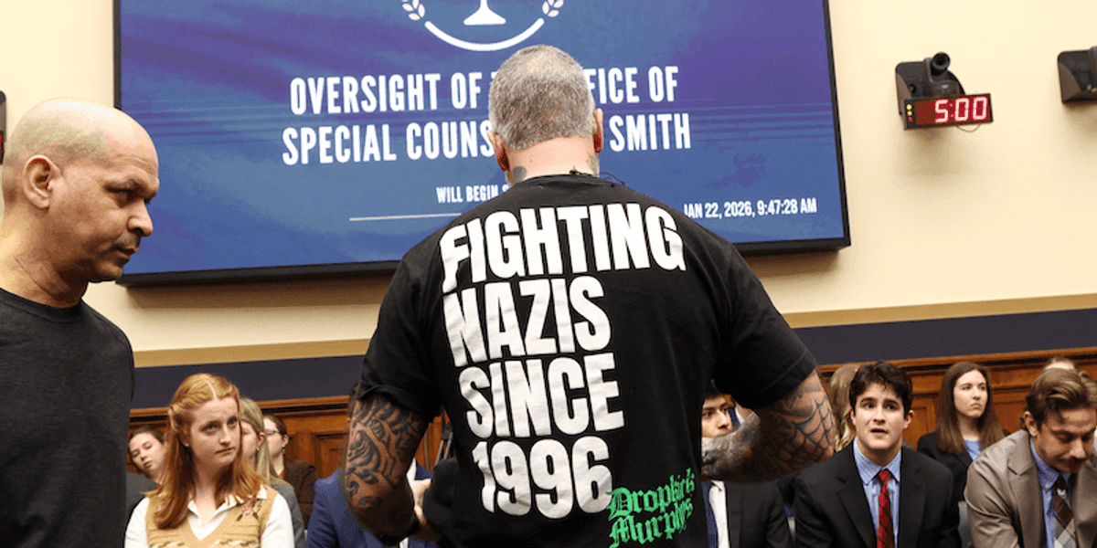 Ex-J6 Cop Fanone Confronts MAGA Supporter at Capitol Hearing
