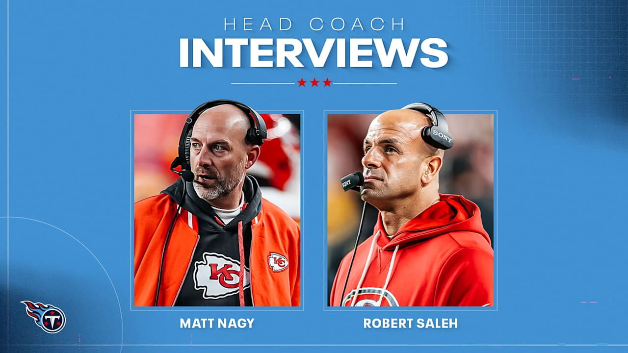 Titans Interview Nagy, Saleh as Finalists for Head Coach