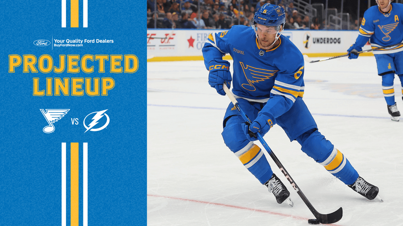Lightning Face Blues in St. Louis as Broberg Returns to Ice