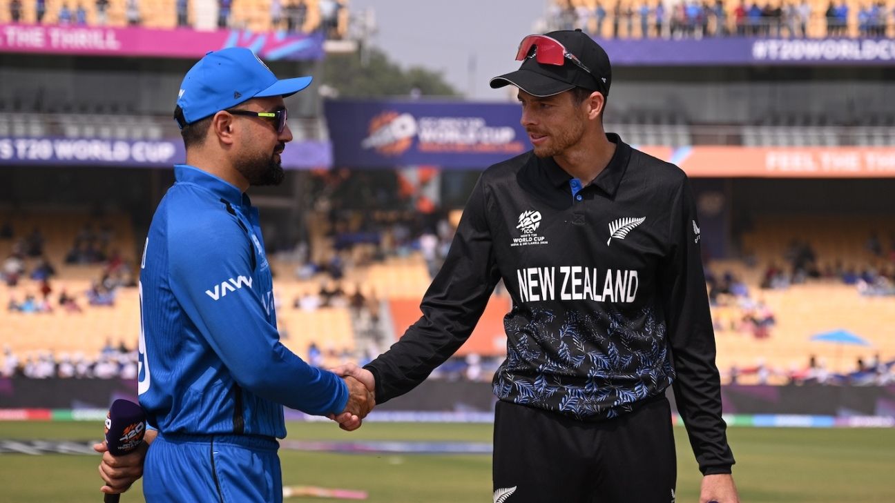 Afghanistan Bat First Against New Zealand at T20 World Cup