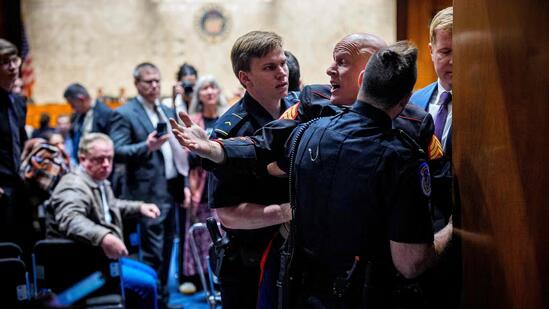 Marine Veteran's Senate Protest Exposes Foreign Policy Dissent and Security Lapses