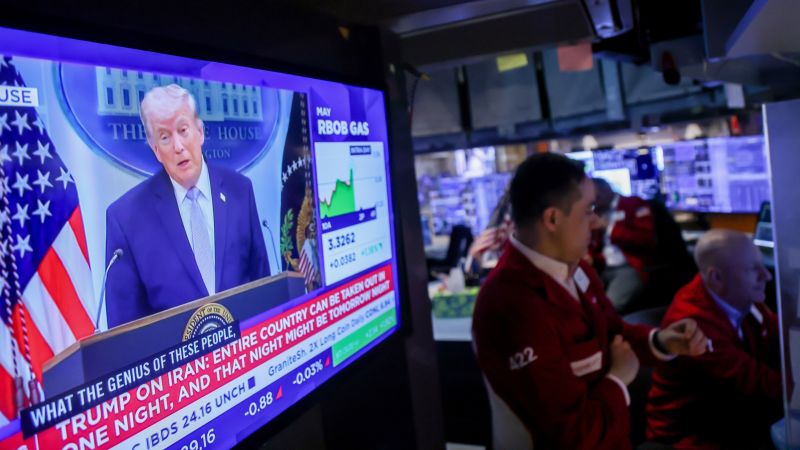 Oil Prices Tumble 15%, Equities Rally on U.S.-Iran Ceasefire Hopes