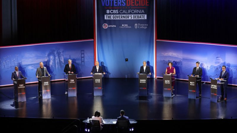 California Gubernatorial Debate: Strategic Shifts in a Crowded Primary