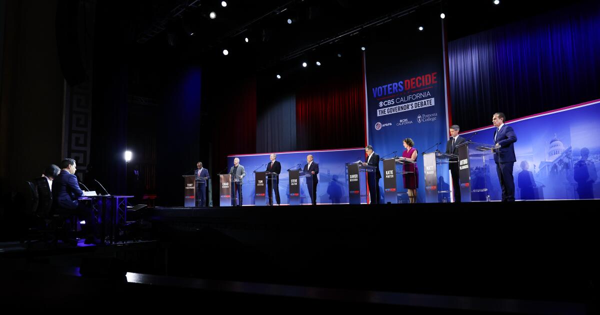 California Gubernatorial Debate: Strategic Shifts in a Crowded Primary