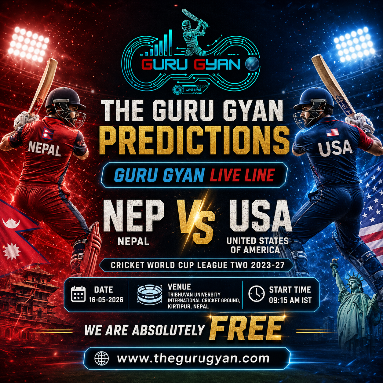 Nepal vs USA: Strategic Dynamics and Institutional Stakes in ICC CWC League 2