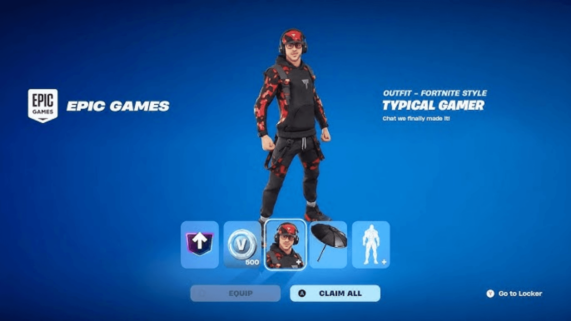 Fortnite Icon Series Welcomes Creator Typical Gamer, Highlighting Creator Economy Integration