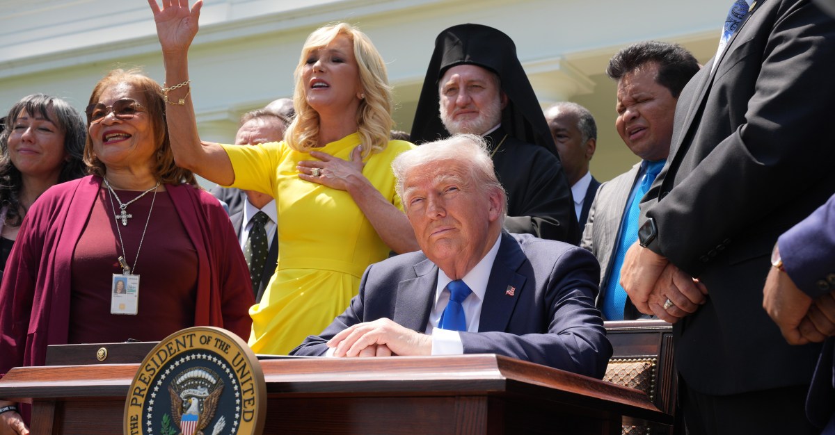 Trump’s 'Rededicate 250' Rally Intensifies Debate Over Christian Nationalism