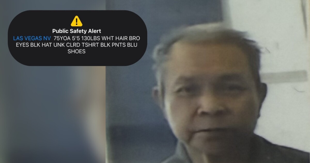 North Las Vegas Police Intensify Search for Endangered 75-Year-Old Raul Soriano, Urge Public Vigilance