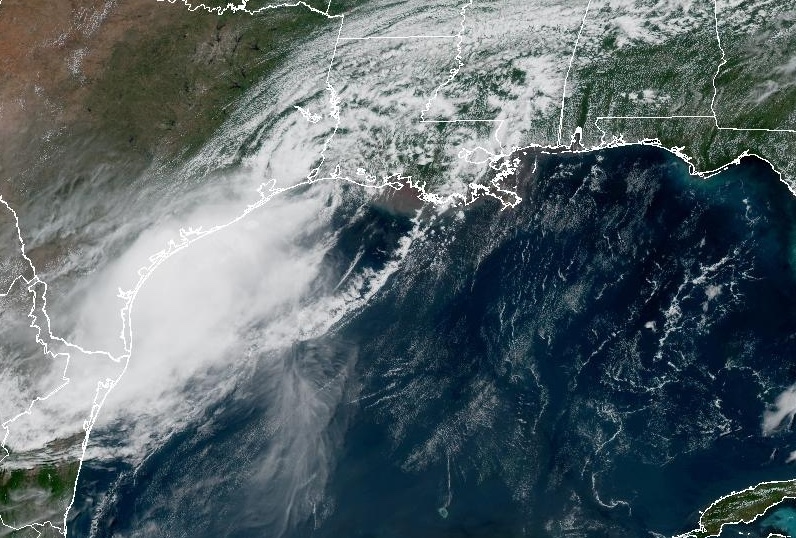 Tropical Storm Bertha Makes Second Landfall Near Texas-Louisiana Border