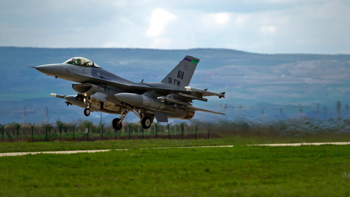 Romania F-16 Intercepts Drone in First NATO Member Action