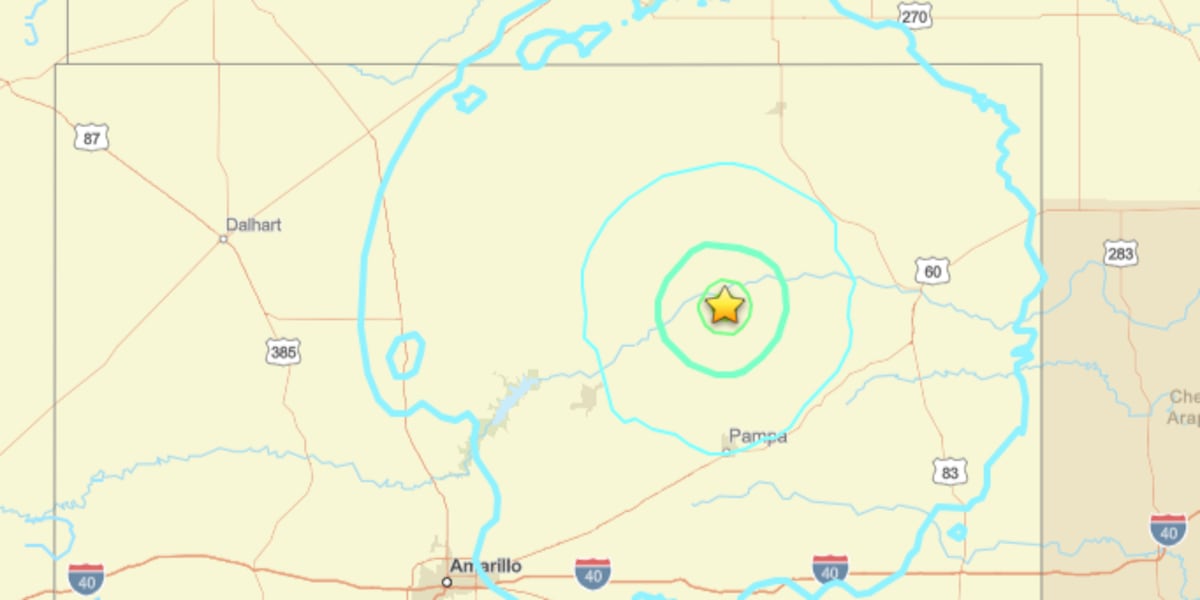 Texas Panhandle Records Historic 5.0 Magnitude Earthquake; Strongest Seismic Event in a Century