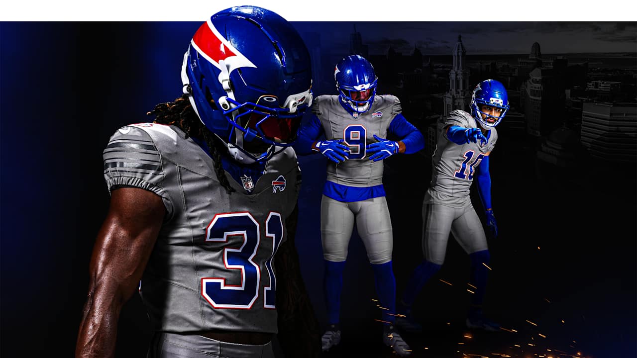 Buffalo Bills Unveil Gray 'Nickel City' Alternate Uniform Ahead of Highmark Stadium Opening