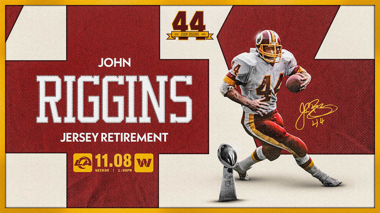 Washington Commanders to Retire John Riggins’ No. 44 Jersey