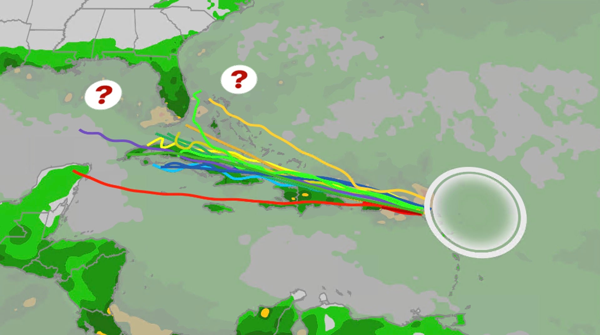 NHC Monitors Invest 97L in the Gulf and Dolly Remnants Approaching Caribbean