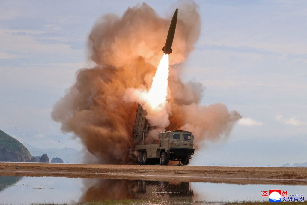 North Korea Fires Missiles Amid U.S. Nuclear Talks and Exercise Reductions