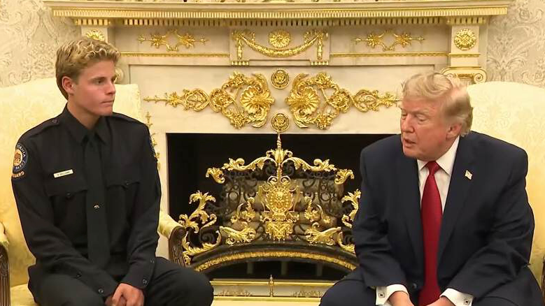 Strategic Communication: Trump White House Amplifies Lifeguard's Viral Heroism