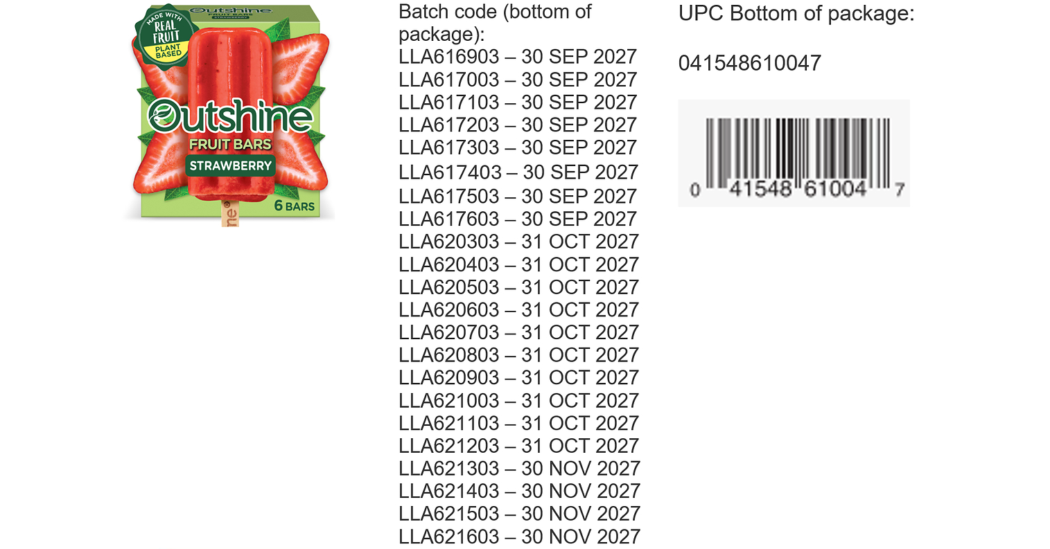 Dreyer’s Outshine Fruit Bar Recall: Strategic Risk and Operational Analysis