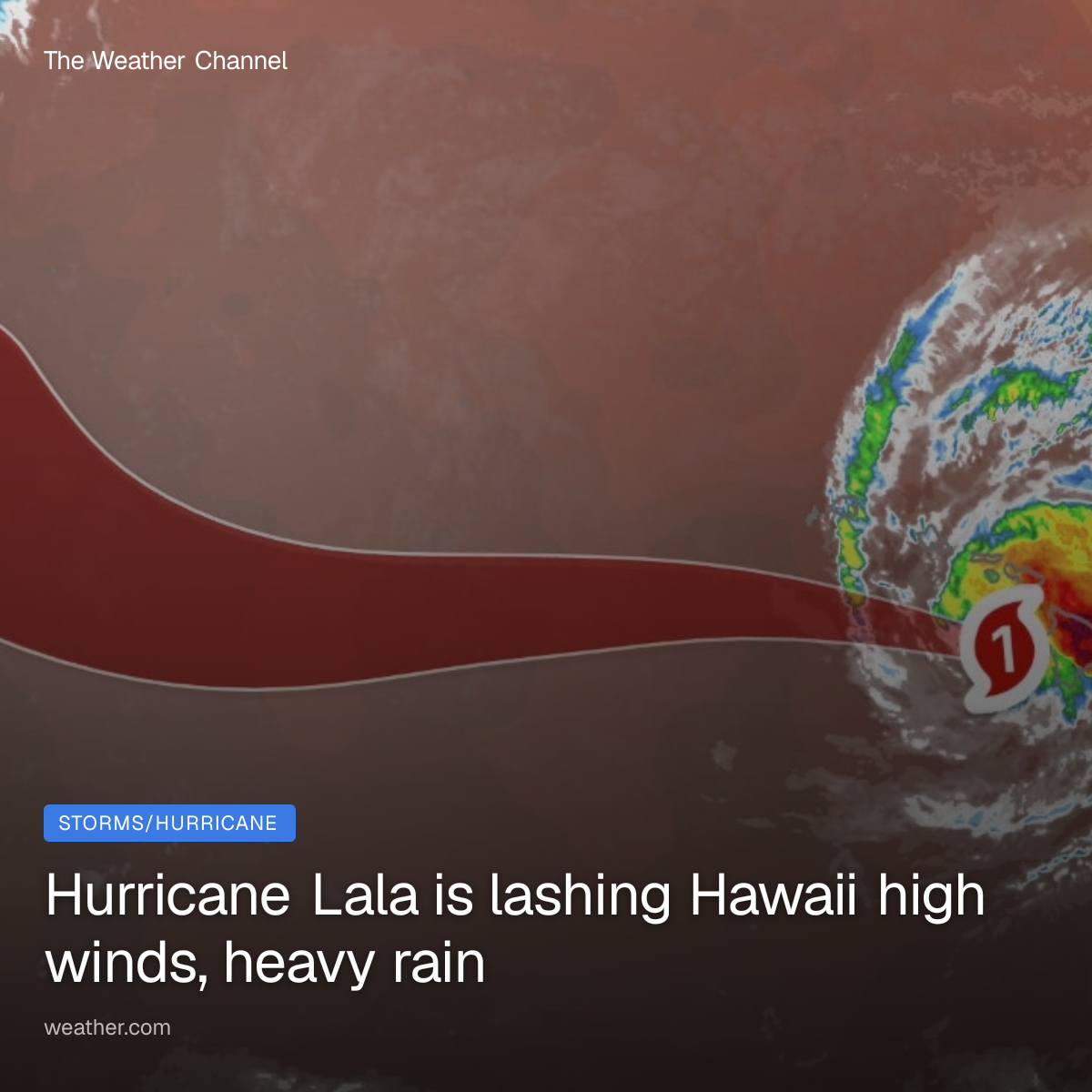 Hurricane Lala Lashes Hawaii with Severe Winds and Flooding