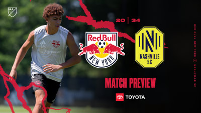 Red Bulls Host Nashville SC in MLS Match at Sports Illustrated Stadium