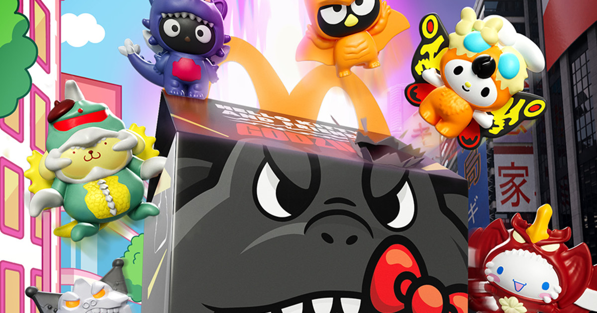 McDonald's Leverages Sanrio and Godzilla IP Synergy in Dual-Branded Happy Meal Rollout
