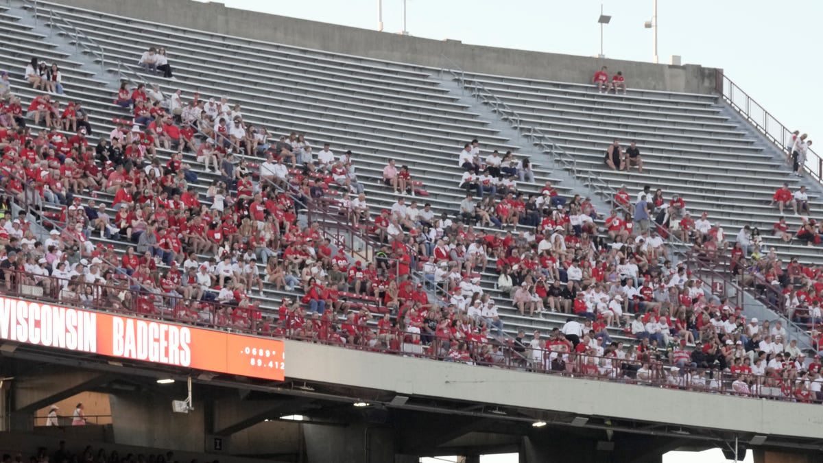 Wisconsin Football Attendance Hits Decades-Old Low Amid Declining Ticket Sales