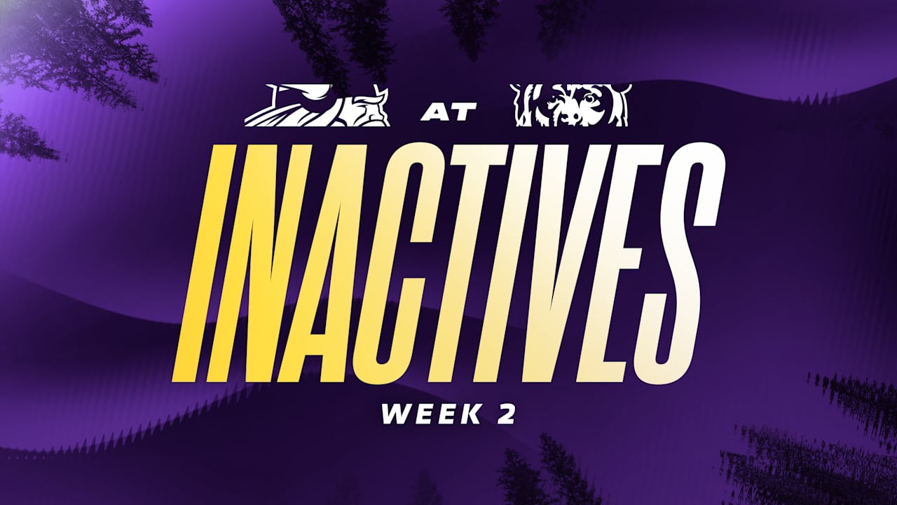 Vikings-Bears Week 2 Inactives: Tactical Volatility and Roster Depth Analysis