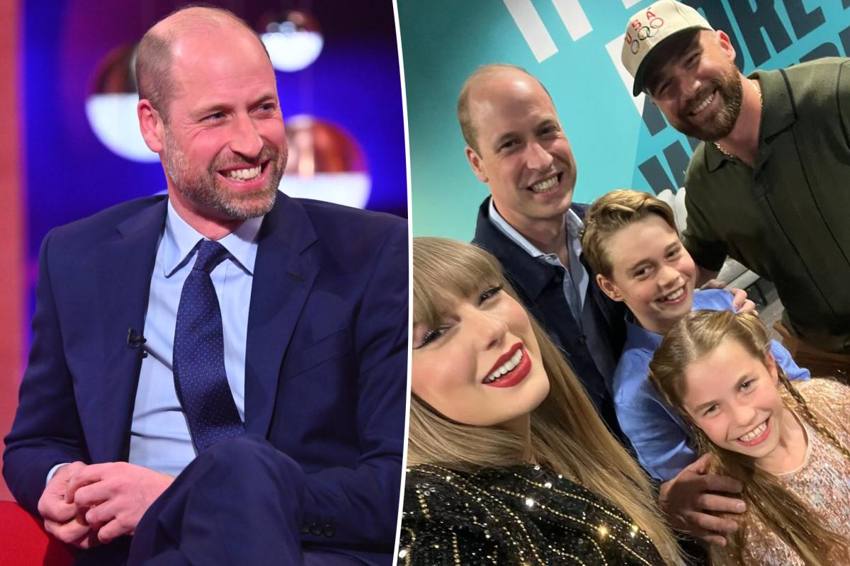 Prince William Analyzes Viral 2024 Taylor Swift and Travis Kelce Selfie Dynamics