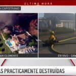 Norte Fire Damages San Juan Capistrano Homes Amid Regional Wildfires and Utility Outages