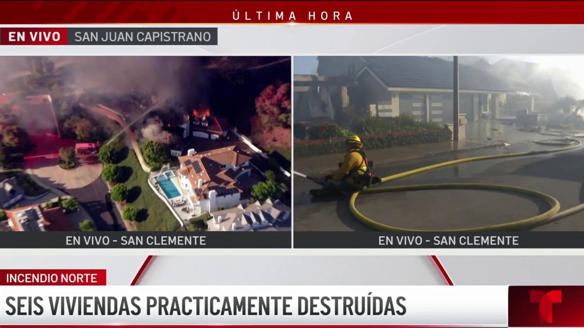 Norte Fire Damages San Juan Capistrano Homes Amid Regional Wildfires and Utility Outages