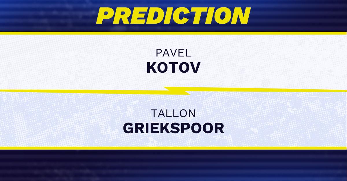 Shanghai Masters Odds Analysis: Griekspoor (-227) vs. Kotov (+175) Round of 128 Breakdown