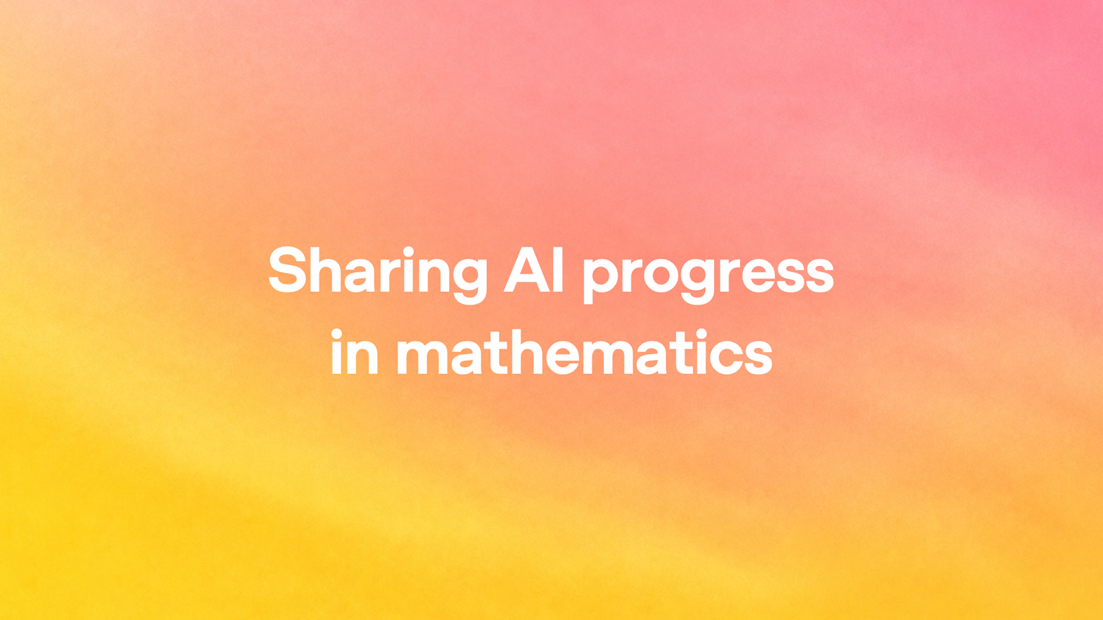 OpenAI Unveils AI-Generated Solutions to Major Math Problems